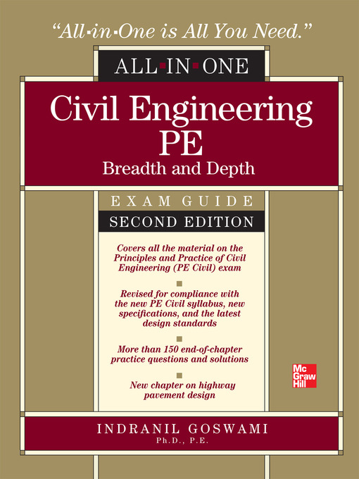 Title details for Civil Engineering All-in-One PE Exam Guide by Indranil Goswami - Available